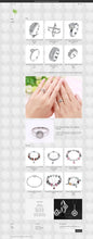 Load image into Gallery viewer, Fashion Silver Jewelry Dropshipping Store for Sale