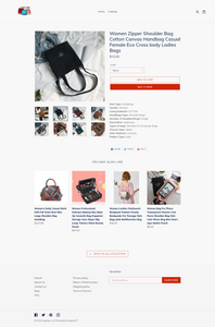 Women's Handbags Dropshipping Store for Sale