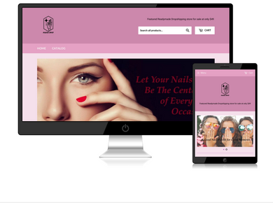 Women'S Fashion Nail paint Dropshipping Store for Sale