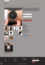 Load image into Gallery viewer, Men&#39;s and Women&#39;s Watch Dropshipping Store for Sale