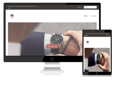 Men's and Women's Watch Dropshipping Store for Sale