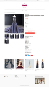 Wedding Wear Dropshipping Store for Sale